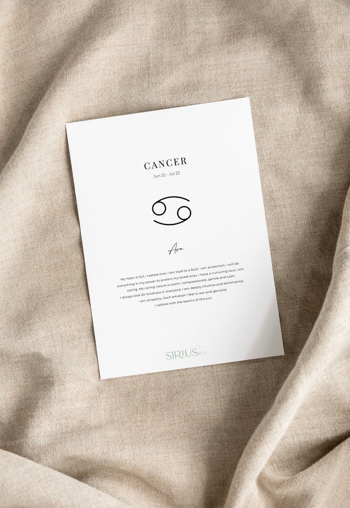 Cancer Zodiac Print